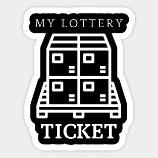 Lottery Ticket - Pallet Reseller Sticker